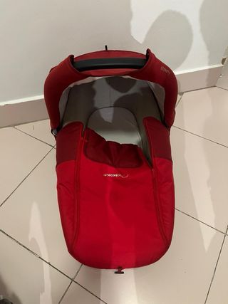 Carrito de bebé 3 en 1 rojo