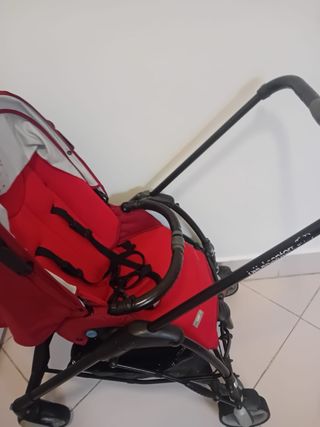 Carrito de bebé 3 en 1 rojo