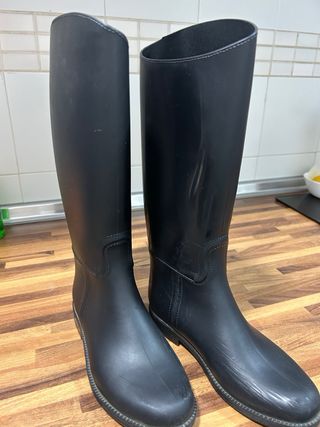 Botas de agua/equitación negras T.34