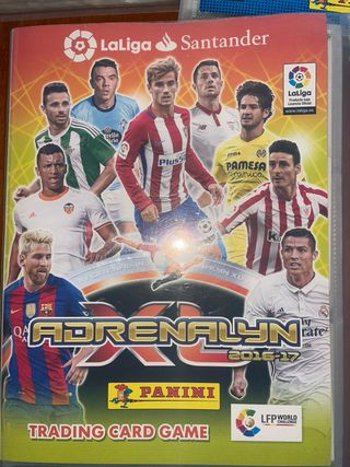 Lote 3 Libros Cromos Fútbol Adrenalyn