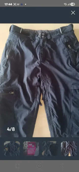 Chaqueta de nieve azul marino y pantalon  20 K