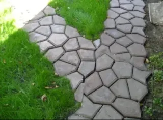 Molde para caminos de jardin