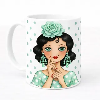 Taza flamenca
