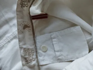 Pantaloni uomo Cape Horn lino cotone bianchi tg.50