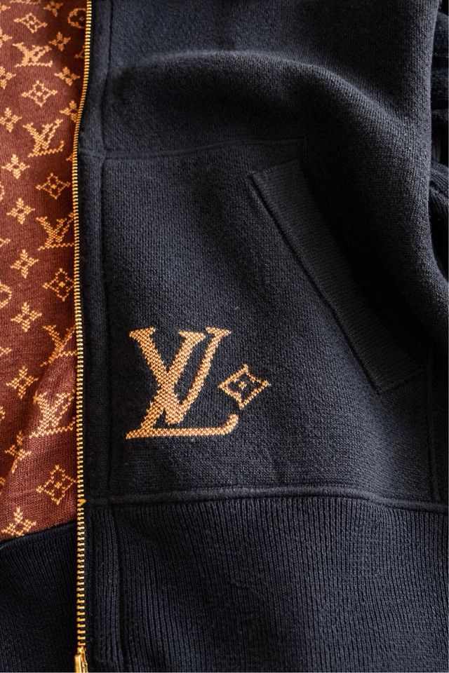 Chaqueta Louis Vuitton Monogram Marrón y Negra
