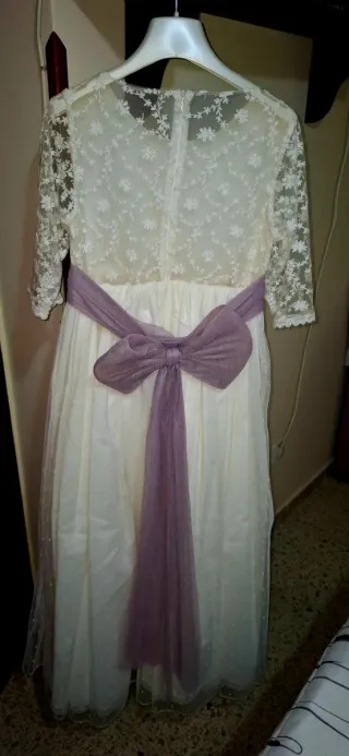Vestido Pathi Talla 130 Blanco