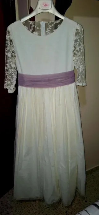 Vestido Pathi Talla 130 Blanco