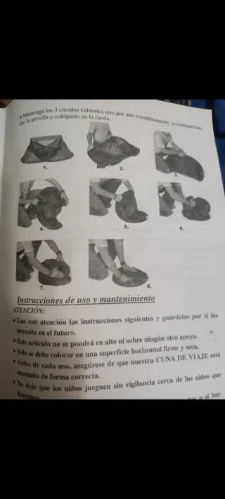 Cuna de viaje camping Nikidom