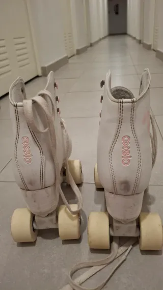 Patines de artístico Oxelo blancos talla 37
