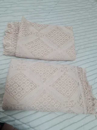 2 Copriletti Tessuti per Letto Matrimoniale