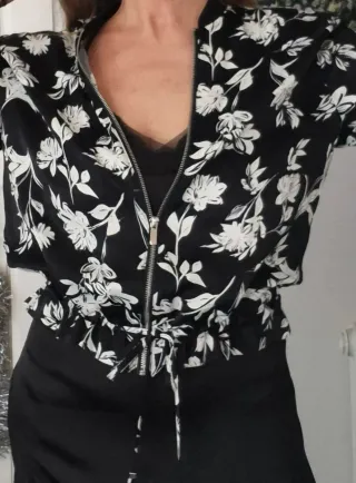 Chaqueta Bomber Calligraphie