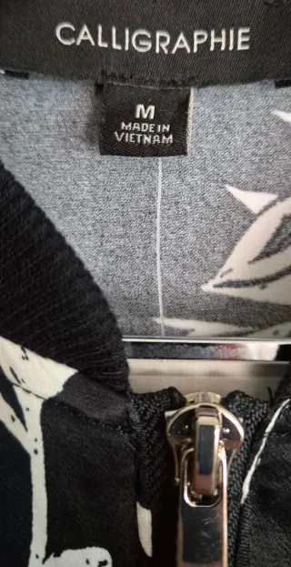 Chaqueta Bomber Calligraphie