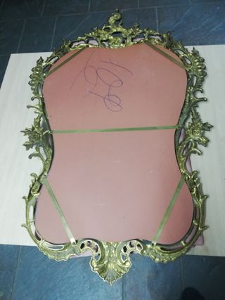Espejo clásico bronce (No envío)
