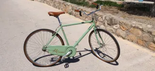 Bicicleta vintage verde H.Crown