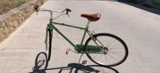 Bicicleta vintage verde H.Crown