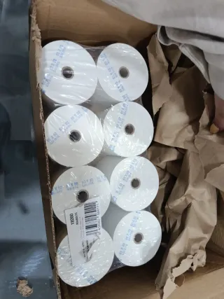 Rollos de papel térmico 80x80x12mm (Pack 8)