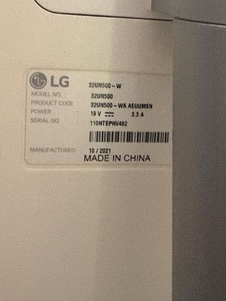 Monitor LG 32" 4K UHD 3840x2160