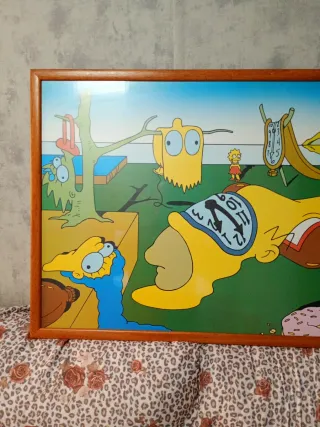 Póster Los Simpsons Enmarcado