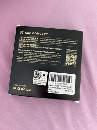 Filtro Lente K&F Concept NANO-X 67mm CPL