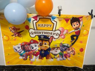 Fondo Patrulla Canina Feliz Cumpleaños
