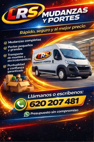 Furgoneta + Transporte / Mudanzas Rápidas