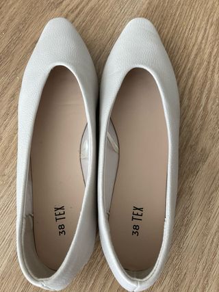 Bailarinas beige talla 38