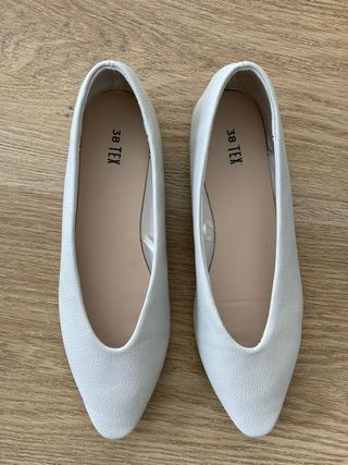 Bailarinas beige talla 38
