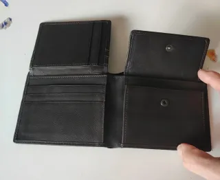 Billetera de caballero negra