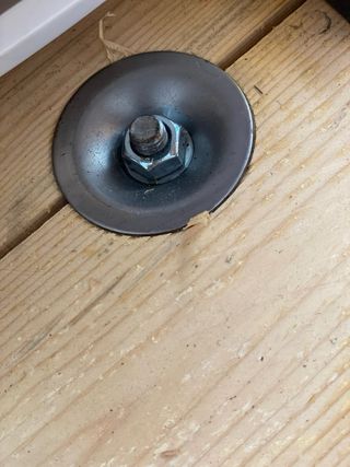 Mesa carrete de madera