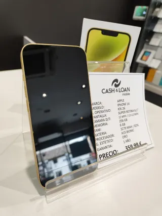 iPhone 14 256GB Amarillo