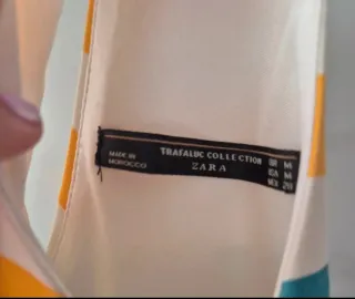 Vestido de rayas Zara