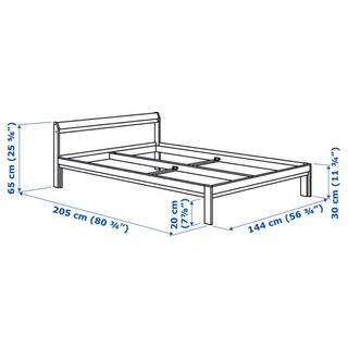 Cama 140x200 IKEA con colchón