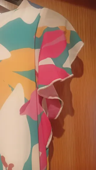 Vestido estampado floral primavera/verano,