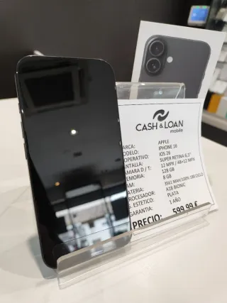 iPhone 16 128GB 100%