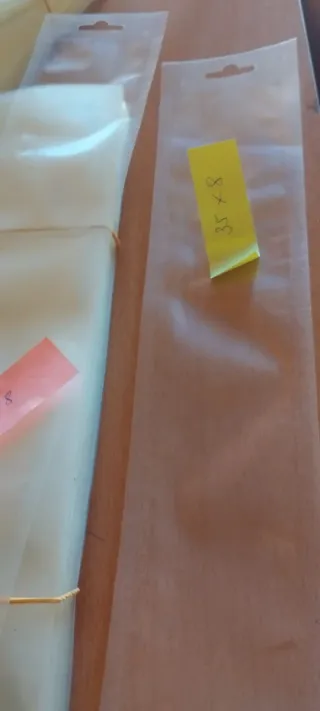 Bolsas de vacío transparentes