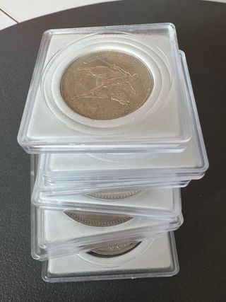 Premium European Silver Coin Lot in Protective Cap