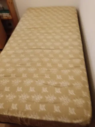 Colchón con somier madera NEGOCIABLE