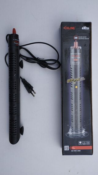 Riscaldatore per acquario 300W x2 con termostato per acquari