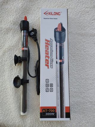 Riscaldatore per acquario 300W x2 con termostato per acquari