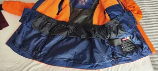 Chaqueta y pantalón de esquí naranja