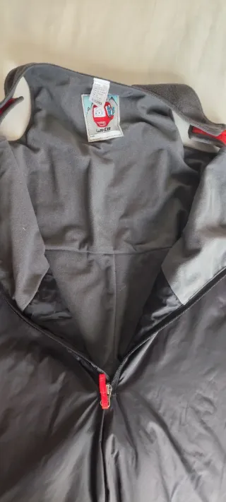 Chaqueta y pantalón de esquí naranja