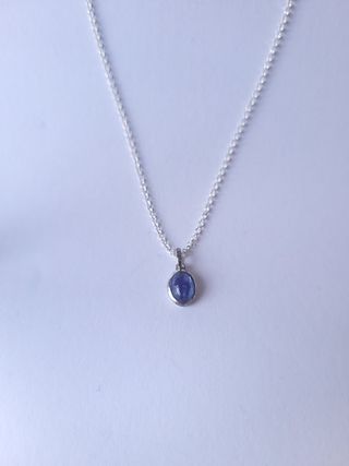 Colgante Plata 925 con Tanzanita Natural