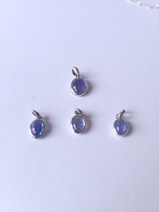 Colgante Plata 925 con Tanzanita Natural