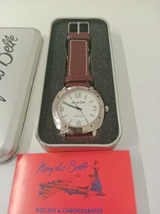 Reloj Memphis Belle Predator Marrón/Plata