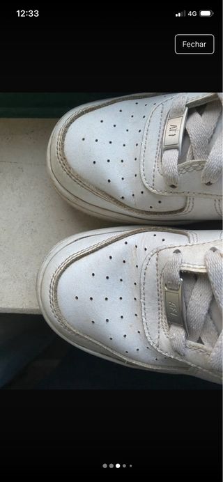 Nike Air Force 1 Branco - Tamanho 37,5