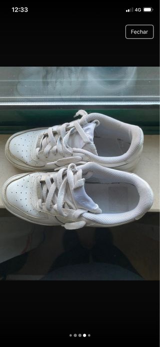 Nike Air Force 1 Branco - Tamanho 37,5