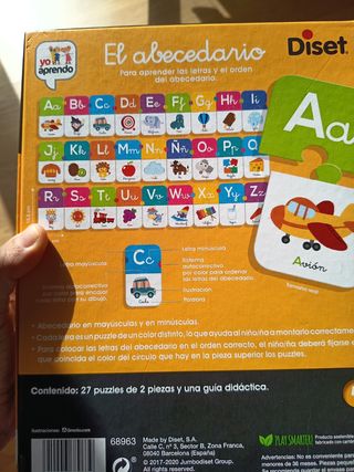 Puzzle El Abecedario Diset 27 piezas