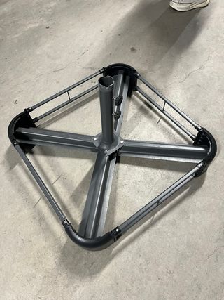 Base para sombrilla de metal y plástico