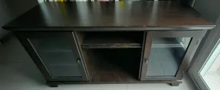 Mueble tv, mesita, espejo, sillón, caja herramient