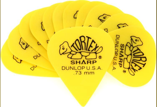 Púas de Guitarra Tortex Dunlop USA .73 mm 12ud.